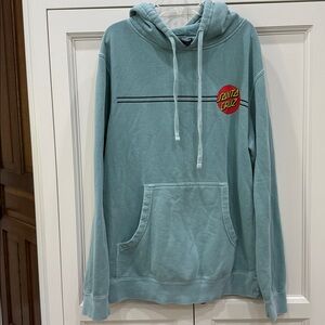 Santa Cruz Pullover Hoodie Sweatshirt Classic Dot Logo Graphic Men’s Size small